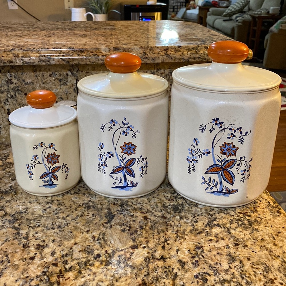 Vintage Kromex canister set